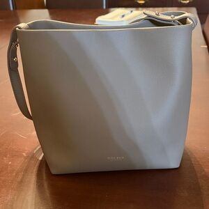 Mina Baie Mini Harlow Gray Shoulder Bag
